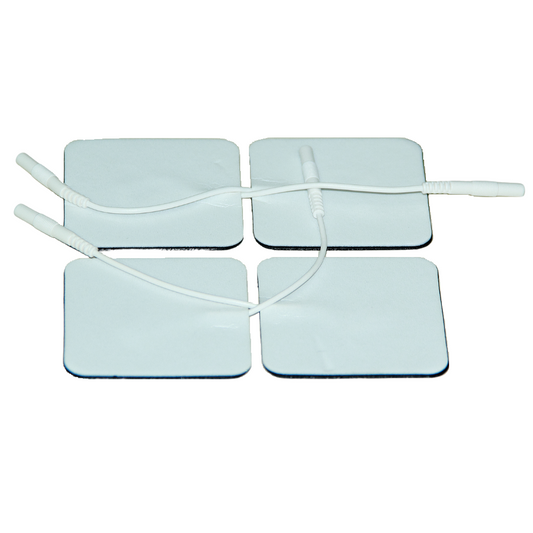 Theramax neuro-stimulation electrodes for Tens, EMS, and Interferential Therapy applications.