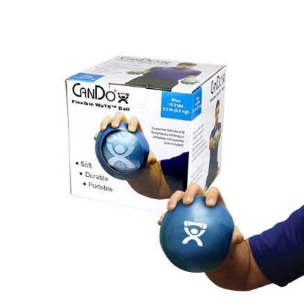 CanDo WaTE Ball - Hand-held Size - Blue - 5" Diameter - 5.5 lb