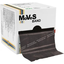 Load image into Gallery viewer, Moves band latex exercise band Black 50 yards roll
