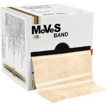 Load image into Gallery viewer, Moves band latex exercise band Tan 50 yards roll
