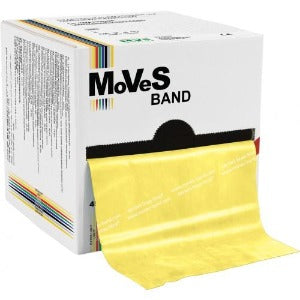 Moves band latex exercise band Yellow 50 yards roll