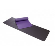 Load image into Gallery viewer, Airex Pilates exercise mat Purple and charcoal colors
