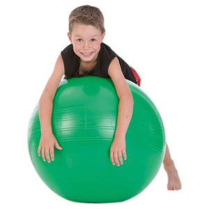 Boy playing on Green TOGU Powerball ABS
